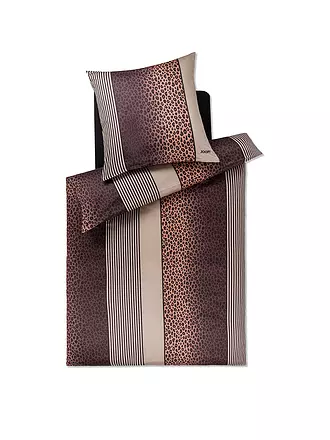 JOOP | Satin Bettwäsche LEO 70x90cm / 140x220cm Stone | 